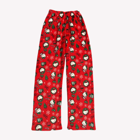 Mireluxe™ Hello KT Navidad Pantalón Pijama