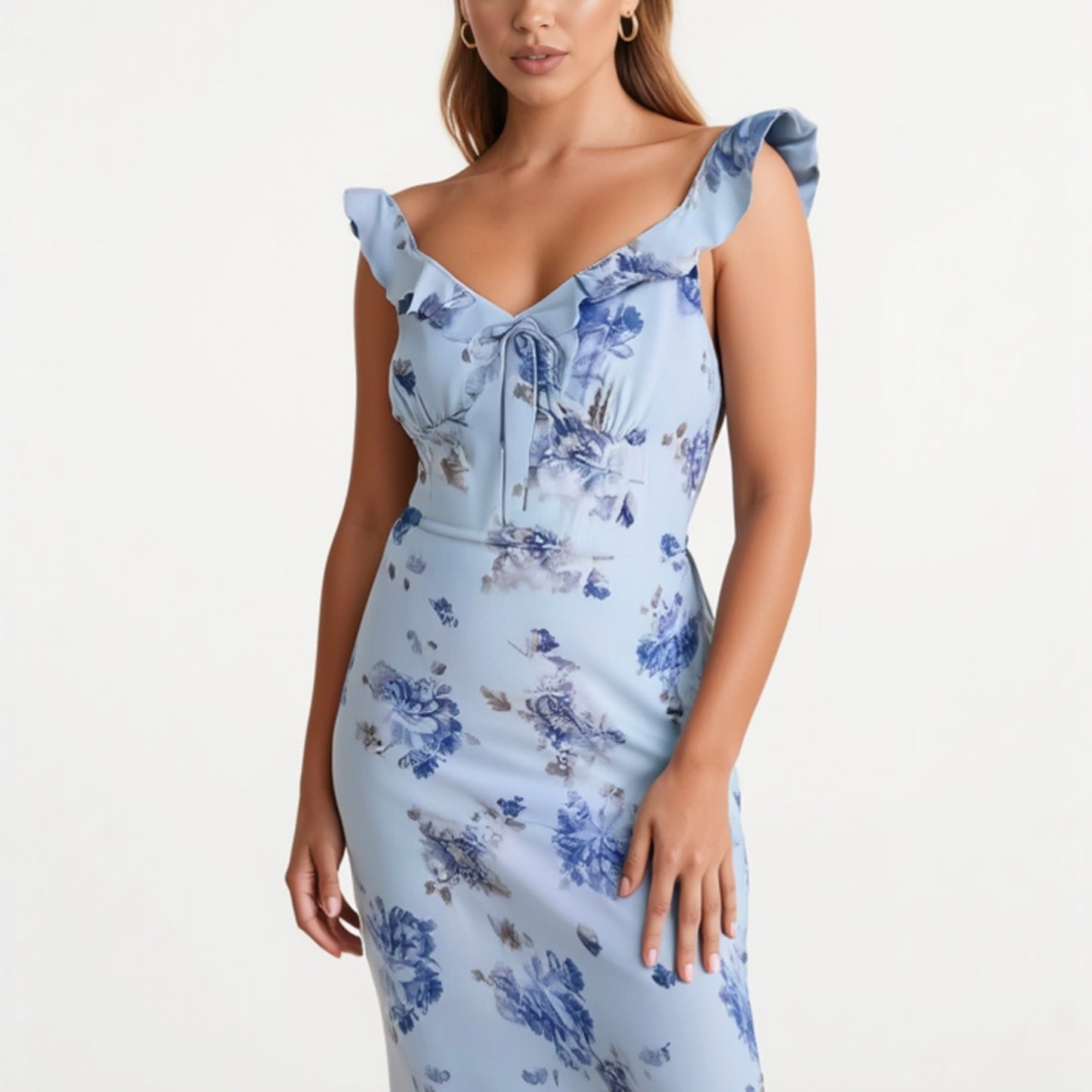 Mireluxe | Vestido De Verano Estampado Floral