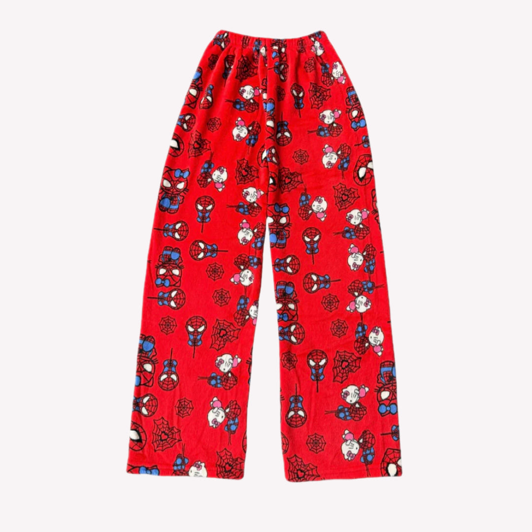 Mireluxe™ Hello KT x Spiderman Pantalón Pijama