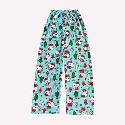 Mireluxe™ Hello KT Navidad Pantalón Pijama