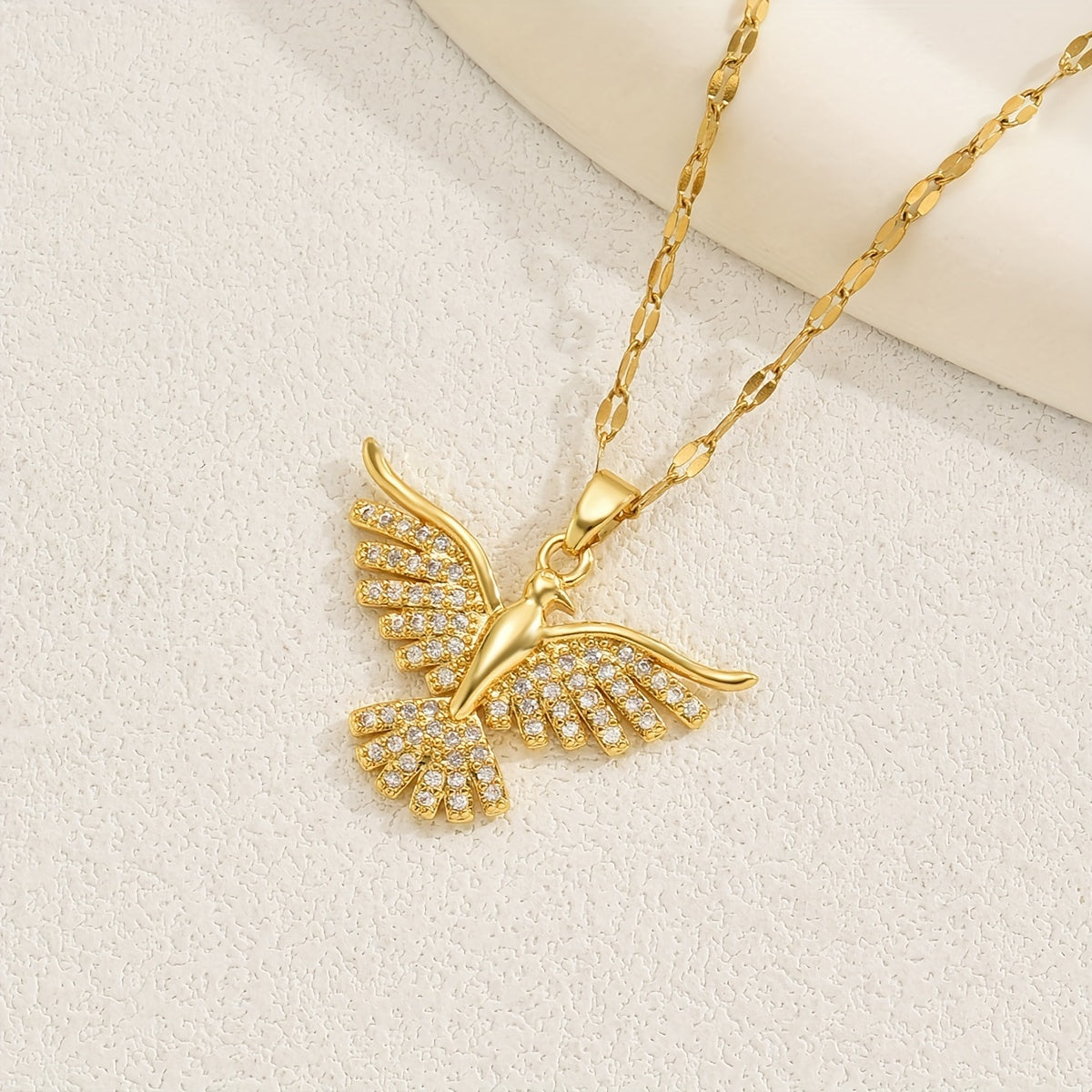 Collar con colgante de Ave Phoenix