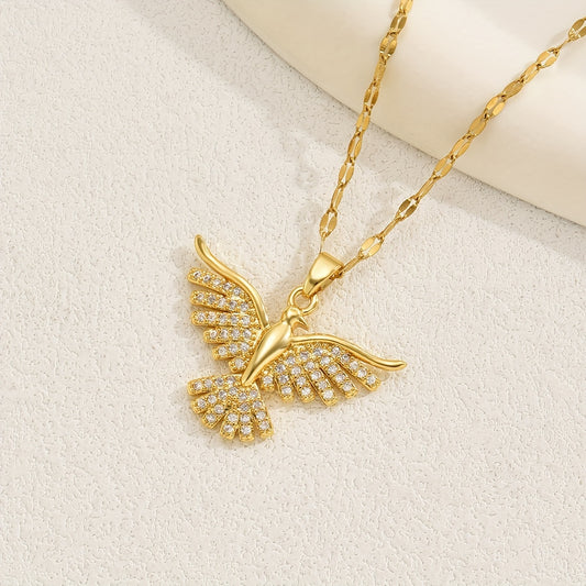 Collar con colgante de Ave Phoenix