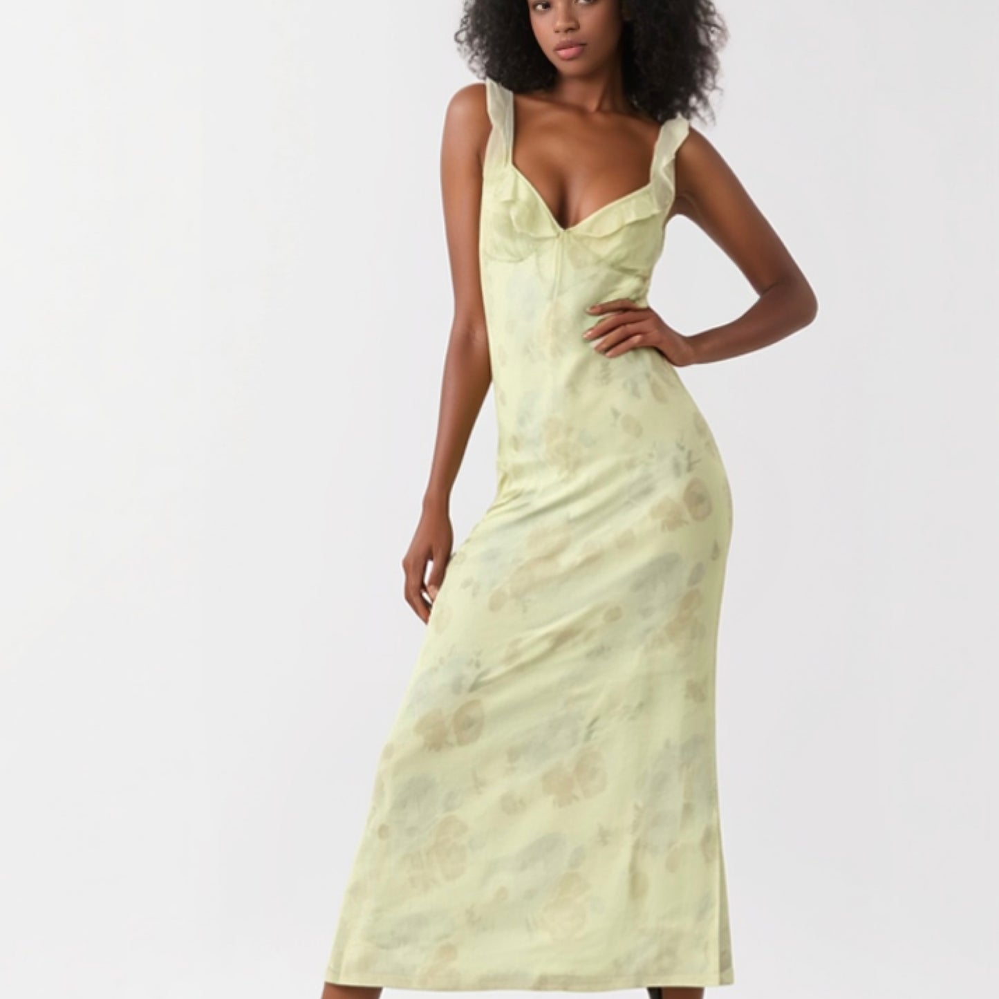 Mireluxe | Vestido De Verano Estampado Floral