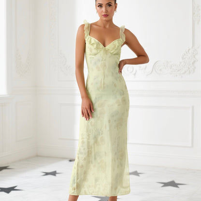 Mireluxe | Vestido De Verano Estampado Floral