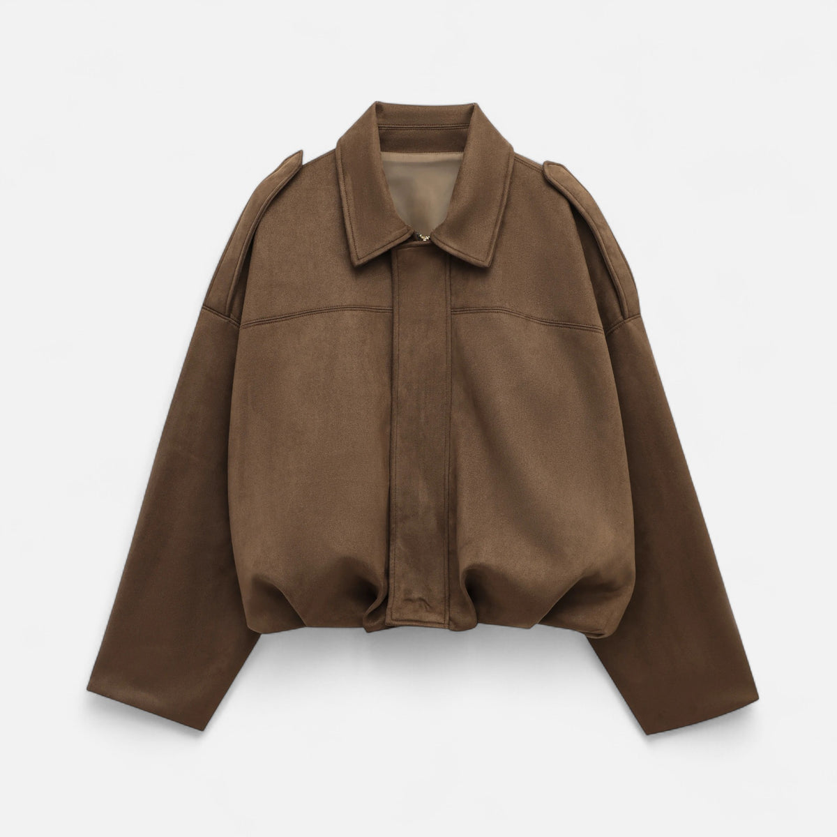 Mireluxe | Chaqueta Bomber Vintage con Cremallera