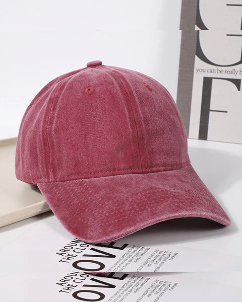 Gorra Color sólido Fucsia