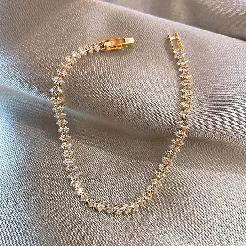 Pulsera de cadena de gota de agua