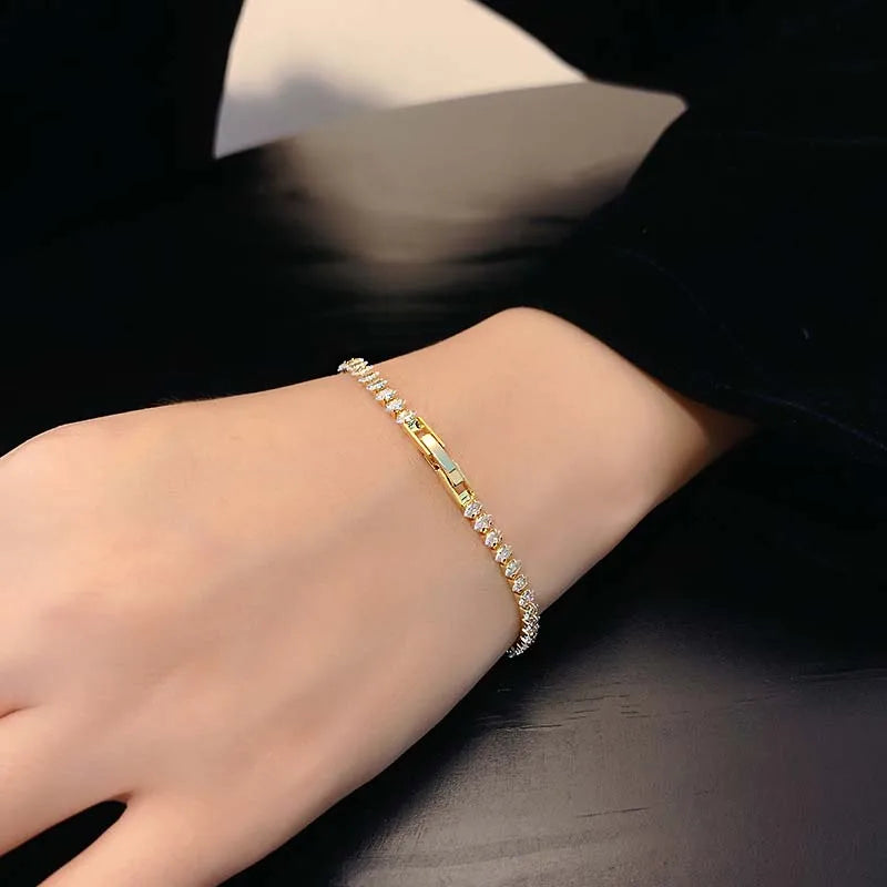 Pulsera de cadena de gota de agua